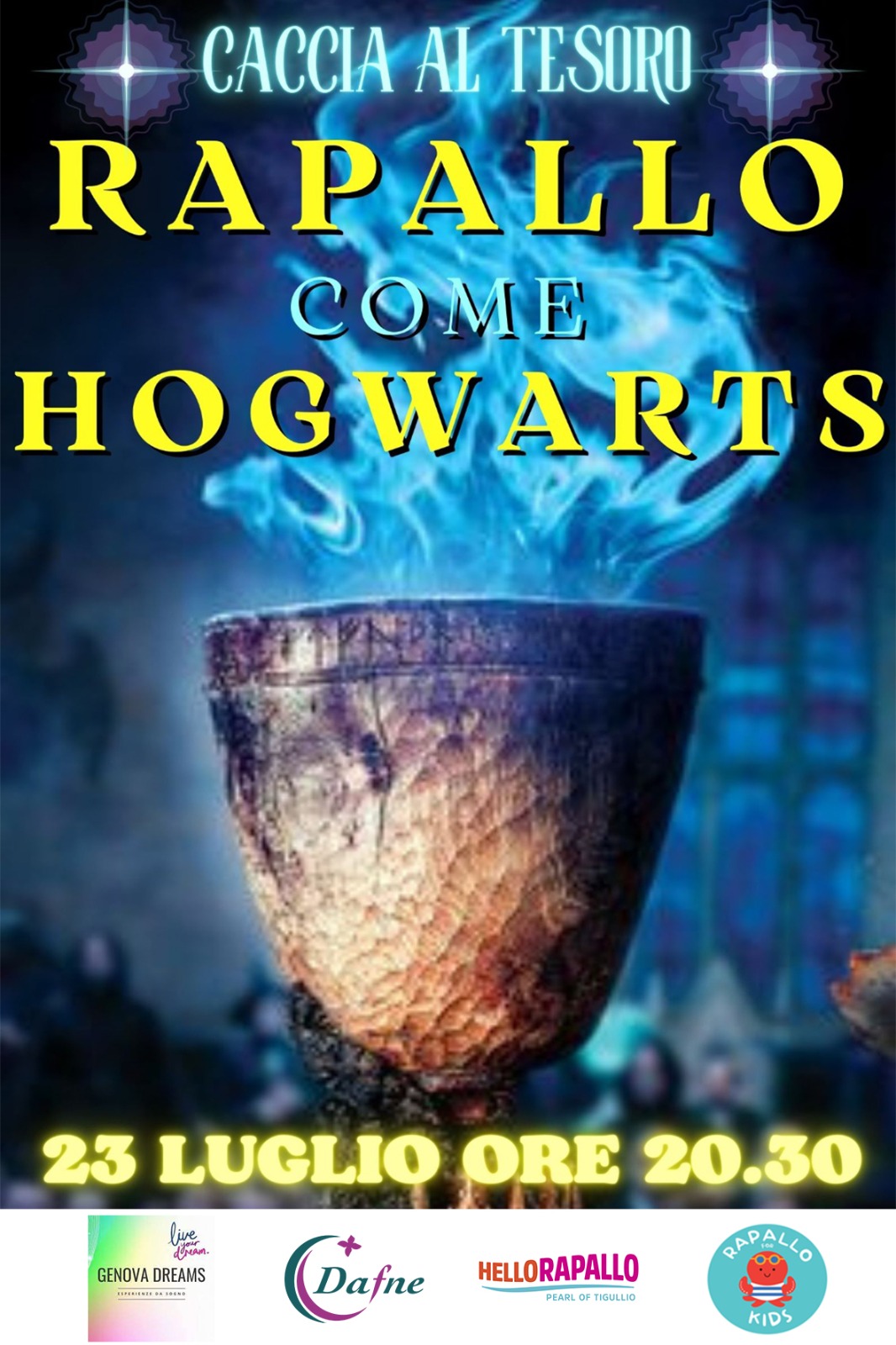 Torna Rapallo come Hogwarts per tutti i fan di Harry Potter con Coop  Dafne e GenovaDreams